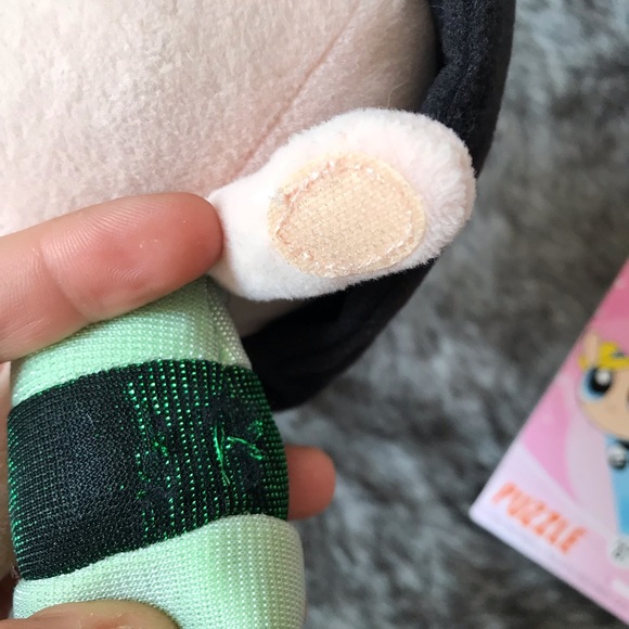 The PowerPuff Girls bundle Buttercup Mojojojo plush toys and mini puzzle - Picture 5 of 7